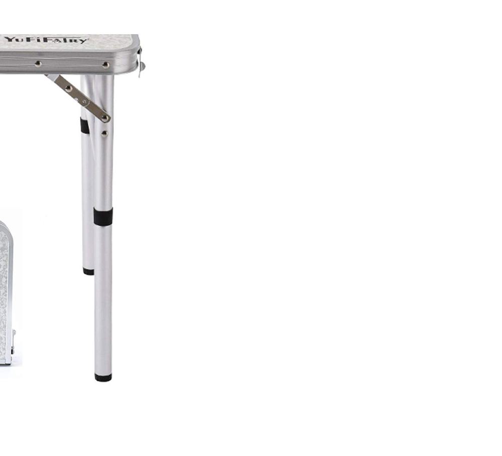 Amazon.com: Folding Camp Table Small, 24''L x16''W with Adjustable